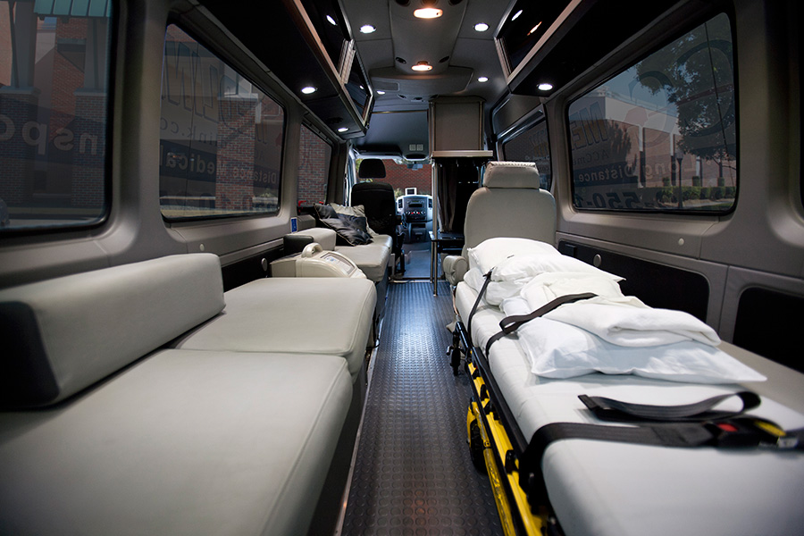 Amenities for medical transportation